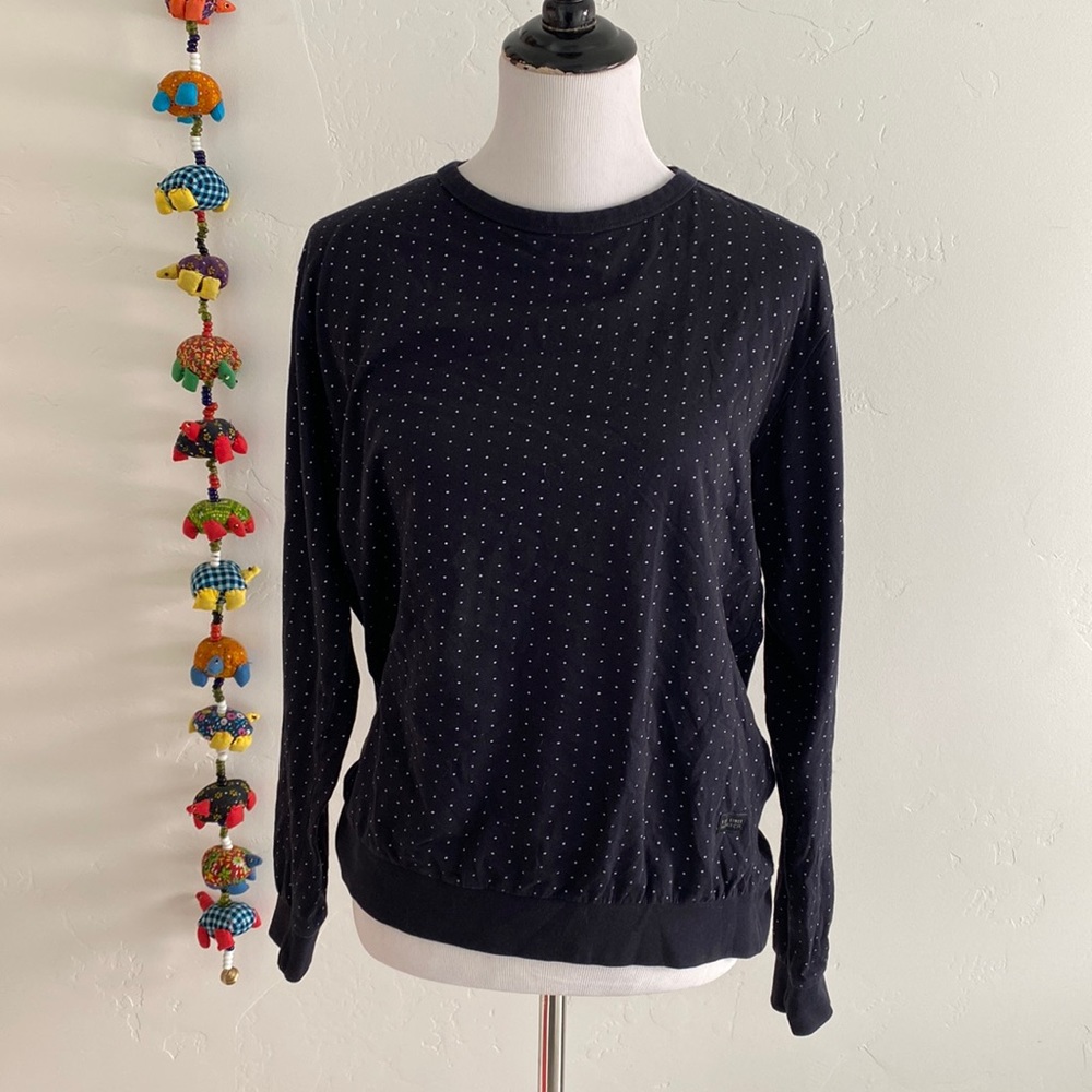 Denim & Flower Ricky Singh polka dot sweatshirt.